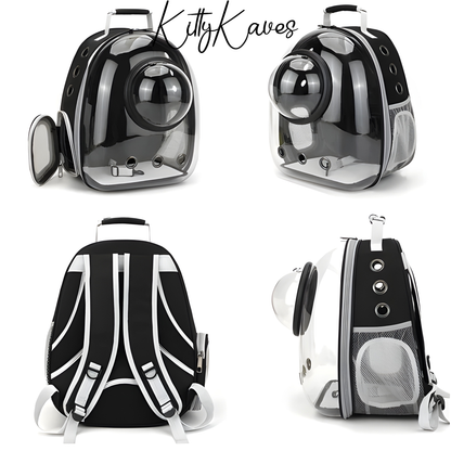 KittyKaves Carry On Transparent Backpack