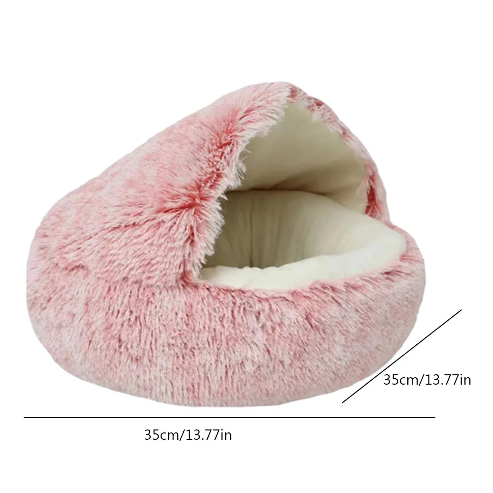 KittyKaves Plush Cocoon Bed