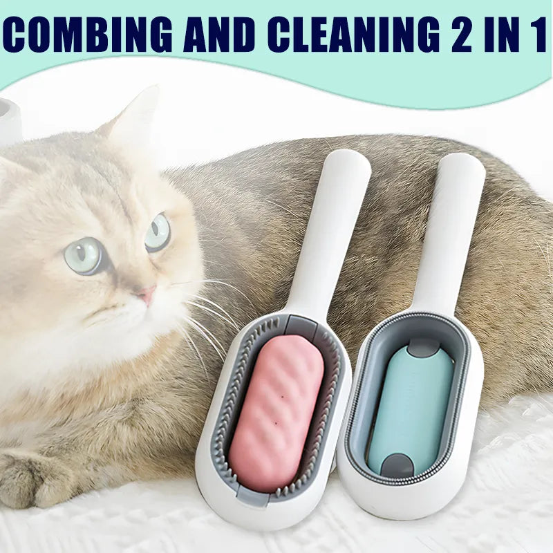 KittyKaves Combing And Cleaning Brush